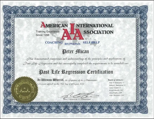 Certification