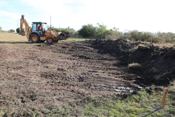 Digging lake