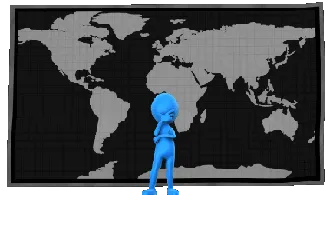 All over the map