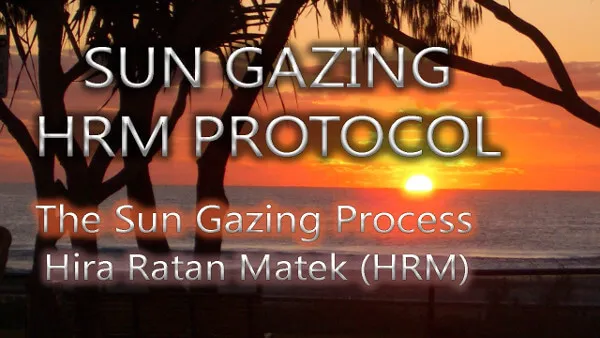 Sun gazing