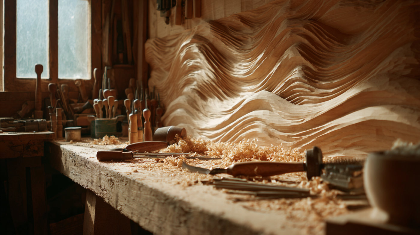 wood carving worktable